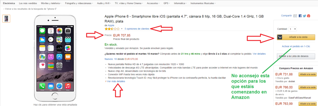 detalles de la ficha de producto