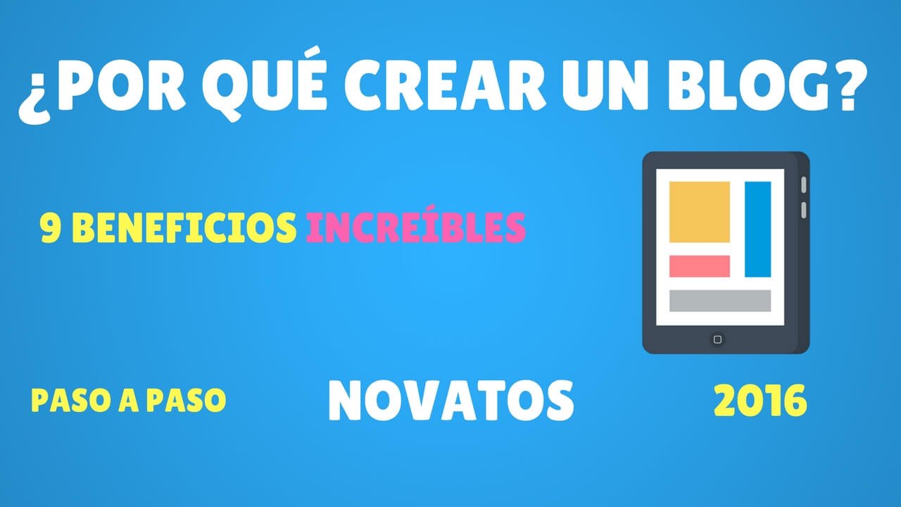 crear un blog