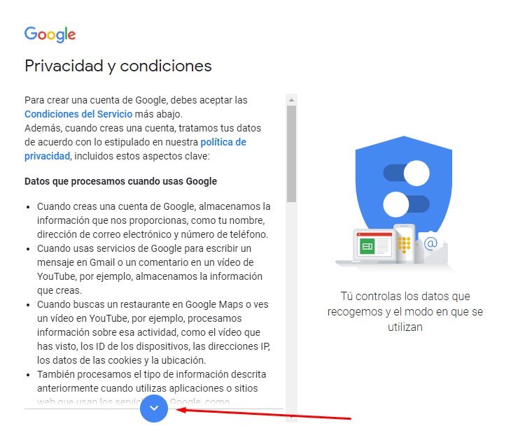 aceptamos términos y condiciones