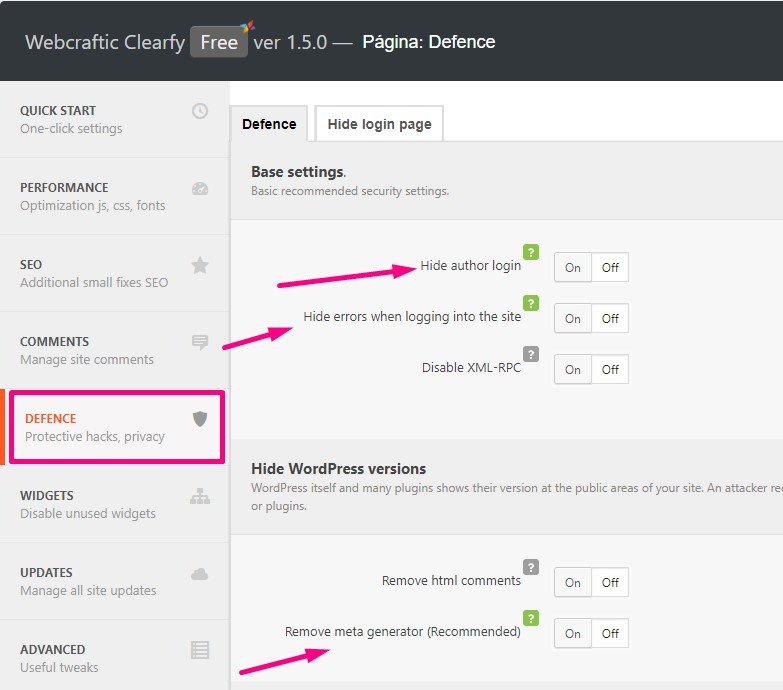 proteccion wordpress