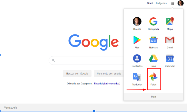 copiar a google fotos